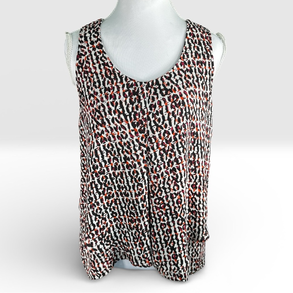 NY Collection‎ Multicolor Animal Print Sleeveless Top